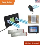 Easy-install Whole House Uv Air Purifier For Hvac With 2 Replacement Bulbs. Fixed Price $207.09.