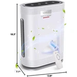 Azeus True Hepa Air Purifier - 2160 Sq Ft Uv Light + Ionic Generator. Fixed Price $39.95.