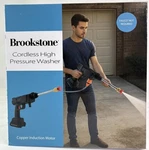 Brookstone Portable Cordless High Pressure Water Spray Gun Car Washer Cleaner. Fixed Price $25.99.