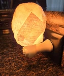 Himalayan Salt Works Night Light - 100% Natural Pure Cut Stone New In Box. Fixed Price $23.00.