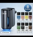 Smart Car Air Freshener Diffuser 8 Aromas Usb Rechargeable Vent Deodorizer(gray). Fixed Price $19.99.