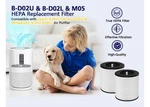 Pack Air Purifier B-D02U Replacement Filter, Vewior H13 True Hepa Cleaner. Fixed Price $36.24.