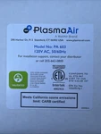 Plasma Air Model Pa 603 Ionizer 120V Ac. Fixed Price $55.00.