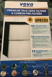 Veva HPA200 6-PACK 2-PRECUT Hepa Filters And 4-CARBON Air Purifier. Fixed Price $21.66.