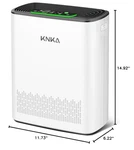 Knka APH3000 Purifier Hepa Carbon Large Room White 1123 Sq. Ft Dust Pet Hair. Fixed Price $39.00.