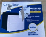 Cabiclean Premium Hepa Carbon Filters Pack Compatible W/AP-1512HH New Value. Fixed Price $24.99.