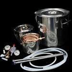 5 Gallon Alcohol Distiller 3 Pot Diy Home Brew Wine Making Kit Boiler. Fixed Price $96.99.