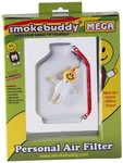 Smoke Buddy Mega Personal Air Purifier Cleaner Filter Removes Odor - White. Fixed Price $38.53.