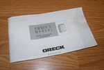 Genuine Oreck Owner's Manual For Airvantage Bronze Toned (248LMH) Purifier. Fixed Price $24.08.