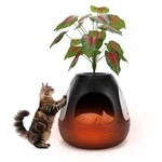 Coziwow Cat House With Air Purifier, Replaceable Scratching Board & Heating Pad. Fixed Price $79.99.
