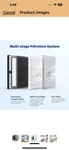 Replacement Filter Compatible With JF180 Jafanda Air Purifier 2 Pack 4. Fixed Price $35.00.