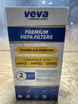 Veva Premium Hepa Filters (2) Tower Air Purifier HP01 / HP02 DP01 Value Pack. Fixed Price $28.49.
