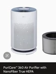 Lg True Puricare 360 Nanofiber Hepa Filter Tower Air Purifier Wi-fi Enabled. Fixed Price $180.00.