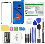 For Apple 13/IPHONE Pro Front Screen Outer Glass Lens Replacement Kit. Fixed Price $35.95.