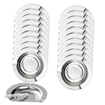 20-PACK Stainless Ashtrays,ash For Smokers,ashtray Silver-rounded. Fixed Price $23.72.
