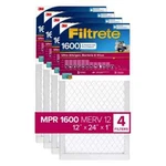 3M Filtrete Dual-action Micro Allergen Plus 2X Dust Defense Air Filter 4-PACK. Fixed Price $54.88.