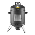 16" Vertical Charcoal Smoker, Bbq Grill W/ 2 Grates, Thermometer & Air Vents. Fixed Price $119.99.