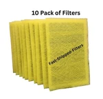 Fast-shipped-filters 10 Pack Compatible With Dynamic Air Cleaner Yellow. Fixed Price $169.98.