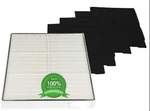 Hepa FILTER(1183054K) + 4PRE-CARBON Filters Fits Whirlpool Whispure Air Purifier. Fixed Price $52.25.