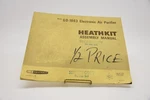 1973 Heathkit Assembly Manual Model GD-1003 Electronic Air Purifier. Fixed Price $19.00.