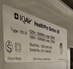 Iqair Healthpro Series Purifier Cleaner 101.6. Fixed Price $275.00.