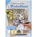 Royal Brush Junior Small Paint By Number Kit 8.75"X11.75"-WHITE Tiger (3PK). Fixed Price $19.10.