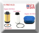 3 Pieces Air , Oil & Fuel Filters Fits Fuso Canter FE125 FE160 FE180 FG4X4 12-17. Fixed Price $74.99.