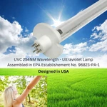 TUVL-215 TUVL-200-E 17W Fresh-aire Equivalent Uvc Lamp 15" Year No Key Hole. Fixed Price $53.96.