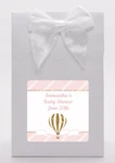 Hot Air Balloon Girl - Personalized Baby Shower Goodie Bags Set Of 12. Fixed Price $12.00.