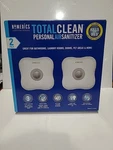 New Homedics 2-PACK Total Clean Uv Personal Air Sanitizer Open Box. Fixed Price $24.97.
