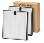 APH3000 For Knka Air Purifier 3-IN-1 Hepa Activated Carbon Filter 2PK. Fixed Price $39.99.
