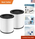 2 Pack H13 Hepa Air Purifier Replacement Filter For Druiap - High Efficiency. Fixed Price $36.99.