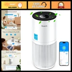 Mini Purifier For Bedroom - Smart Hepa Filter, App & Alexa Control, Pet Hair. Fixed Price $68.99.