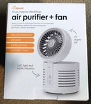 Crane True Hepa Air Purifier + Fan 90 Degree Tilt # EE-5073. Fixed Price $15.00.