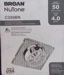 Broan Nutone C350BN Replacement Fan Motor Assembly 50CFM. Fixed Price $19.99.