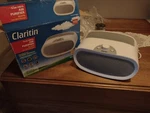Claritin CAP9420 True Hepa Desktop Air Purifier, White. Fixed Price $42.00.