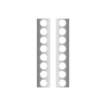 Trux Peterbilt 389 15IN Premium Rear Air Cleaner Light Bar W/8 2IN Holes. Fixed Price $265.34.