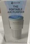 Raycon Portable Air Purifier Blue White H13 True Hepa Filters RHA200-23E-BLU New. Fixed Price $49.99.