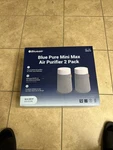 Blueair Pure Mini Max Purifiers (2 Pack) Open Box. Fixed Price $69.00.