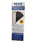 New Veva Premium True Hepa Size & Activated Carbon Pre-filters GG4825. Fixed Price $7.14.
