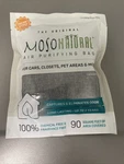 Moso Natural Air Purifying Bag 200G. Odor Eliminator For Car, Closet, Pet Area. Fixed Price $6.75.