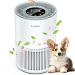 Lunino Air Purifier Up To 1200FT, H13 True Hepa, Fragrance Function Gray/white. Fixed Price $53.00.