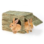 Bwogue Large Bunny House Natural Seagrass Bed Hideaway Medium, Green. Fixed Price $27.38.