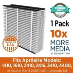 Replacement Filter For Aprilaire Purifier 1410 1610 2410 2416 3410 4400. Fixed Price $99.16.