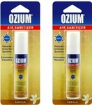 Ozium Air Cleaner 0.8 Spray, Vanilla Scent 2 Pack, Free Shipping. Fixed Price $12.92.