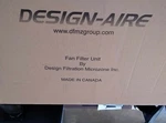 Design-aire Filtration Hepa Fan Filter Dfmz DA3-1HSL. Fixed Price $765.00.