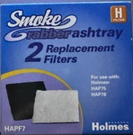 Packs Of 2 Genuine Holmes Smoke Grabber Ashtray Filters HAP75 & HAP76. Fixed Price $31.00.