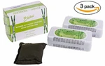 Natural Pure Bamboo Charcoal Air Purifying Bags, Odor Eliminator Moisture Absorb. Fixed Price $21.99.