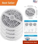 Hepa Filter 4 Pack For Frida Baby, Rigoglioso & Jinpus Air Purifiers. Fixed Price $29.44.