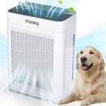 Mooka Home True Hepa Air Purifier Large Room Cleaner For Smoker Pets Dust. Fixed Price $93.99.